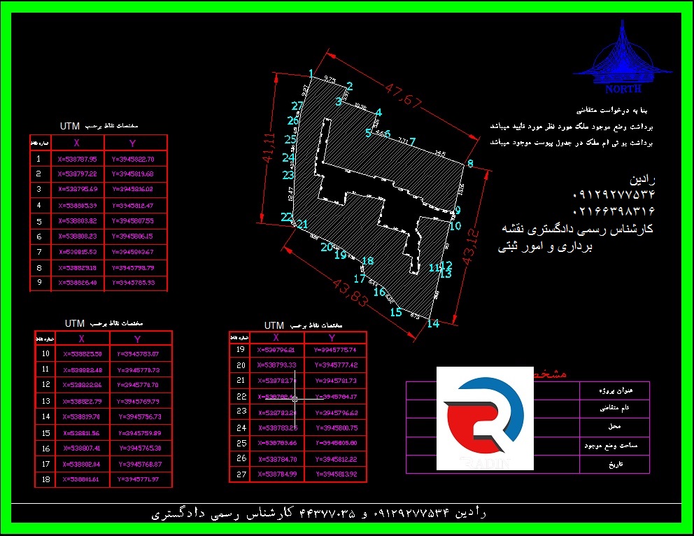 هزینه انجام تفکیک اراضی کشاورزی